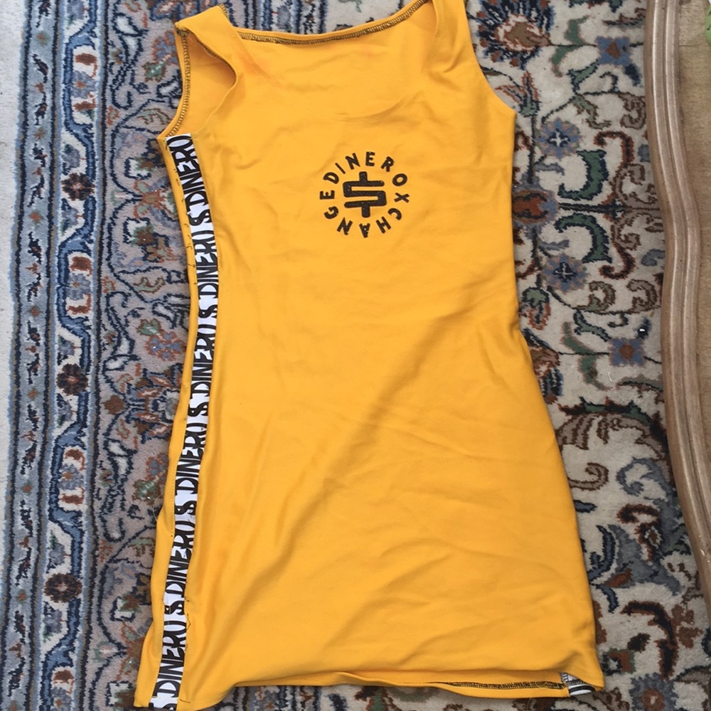 Yellow Dinero dress